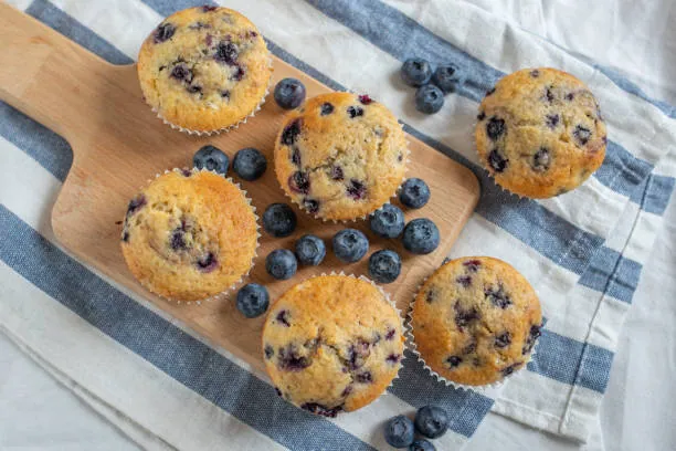 Cassava Flour Muffins Recipe with Blueberries (Gluten Free)